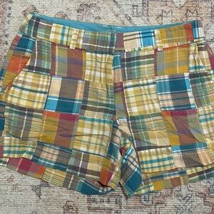 Loft Madras shorts size 4